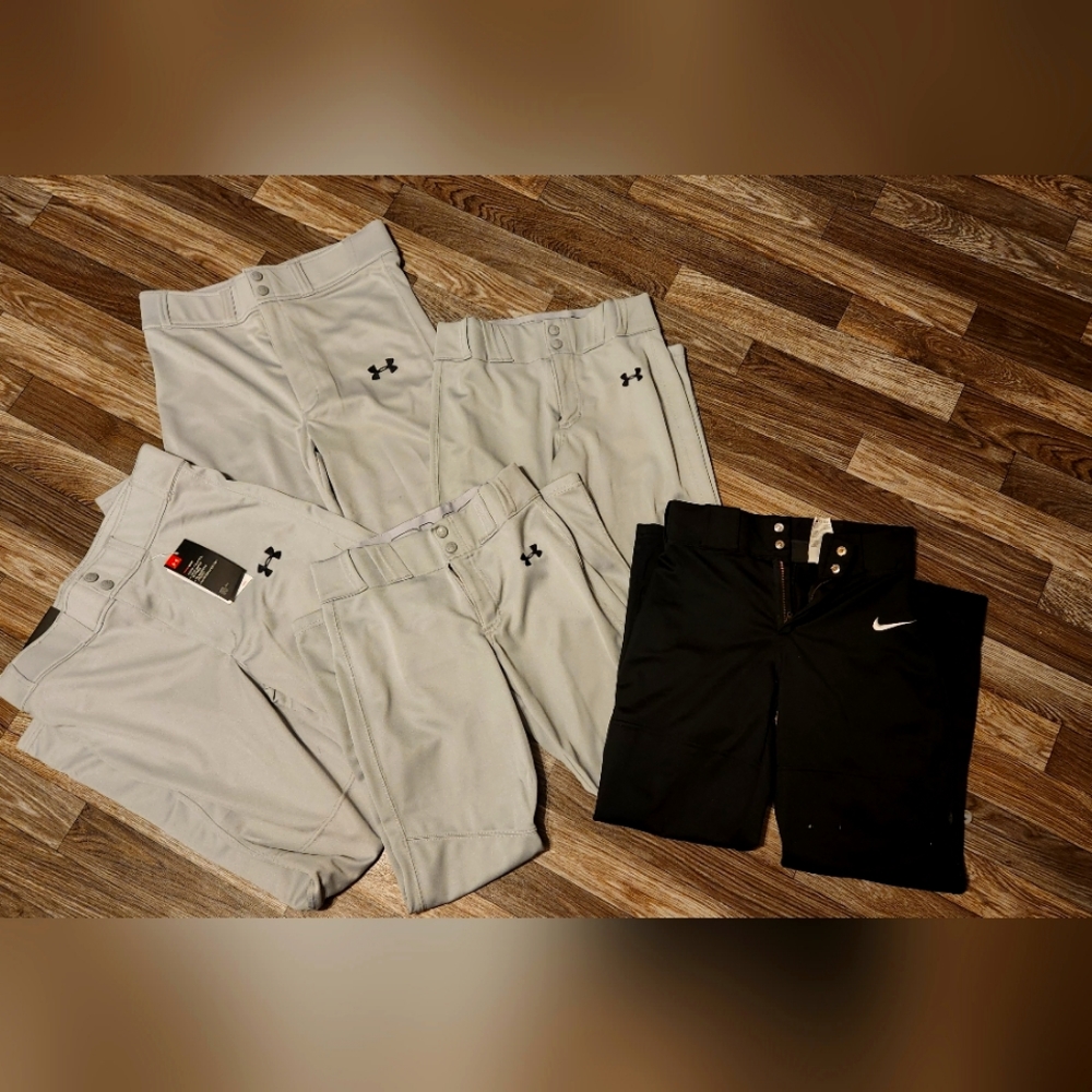 Six pair of Baseball pants